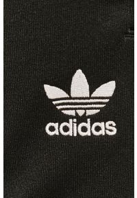 adidas Originals - Spodnie. Kolor: czarny. Materiał: tkanina, bawełna, poliester, materiał. Wzór: gładki, aplikacja #4