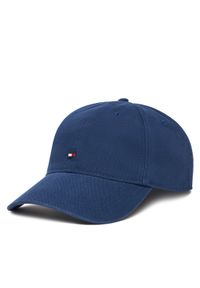 TOMMY HILFIGER - Tommy Hilfiger Czapka z daszkiem Flag Soft 6 Panel AM0AM13426 Granatowy. Kolor: niebieski. Materiał: materiał, bawełna