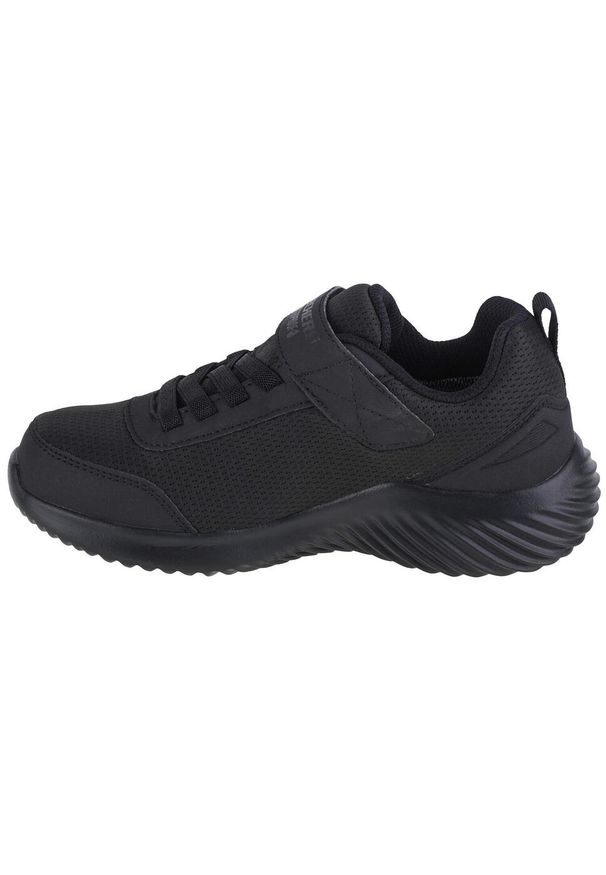 skechers - Buty sportowe Sneakersy chłopięce, Skechers Bounder-Dripper Drop. Zapięcie: rzepy. Kolor: czarny. Materiał: materiał. Szerokość cholewki: normalna. Sport: turystyka piesza