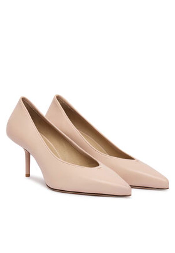 Max Mara Szpilki 2614521351600 Różowy. Kolor: różowy. Materiał: skóra. Obcas: na szpilce