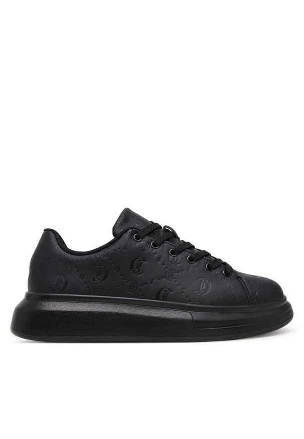 Sneakersy Just Cavalli. Kolor: czarny