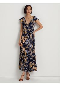 Lauren Ralph Lauren Sukienka codzienna 250902836001 Granatowy Regular Fit. Okazja: na co dzień. Kolor: niebieski. Typ sukienki: proste. Styl: casual #1