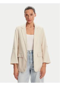 only - ONLY Marynarka Aris 15310839 Szary Loose Fit. Kolor: szary. Materiał: wiskoza #1