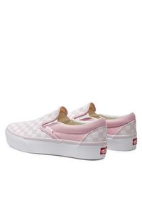 Vans Tenisówki Ua Classic Slip-On Platform VN00018EV1C1 Różowy. Zapięcie: bez zapięcia. Kolor: różowy. Materiał: materiał. Obcas: na platformie