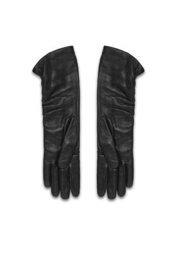 Patrizia Pepe Rękawiczki Damskie 2F0105/L034-K103 Czarny. Kolor: czarny. Materiał: skóra