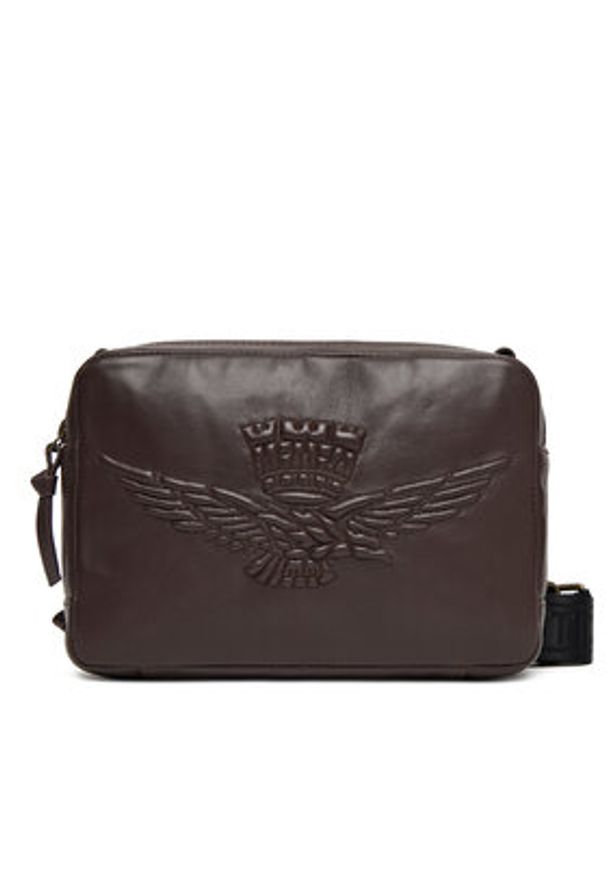 Aeronautica Militare Saszetka 252BO1149DPL00308 Brązowy. Kolor: brązowy. Materiał: skóra