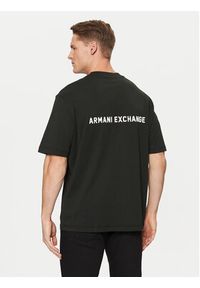 Armani Exchange T-Shirt XM000588 AF12308 UB001 Czarny Regular Fit. Kolor: czarny. Materiał: bawełna