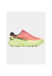 Męskie buty do biegania w terenie Merrell Agility Peak 5. Kolor: żółty, pomarańczowy, wielokolorowy, zielony