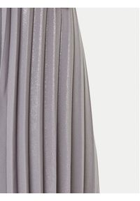 Morgan Spódnica plisowana 252-JPLISAN Srebrny Regular Fit. Kolor: srebrny. Materiał: syntetyk #2