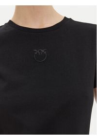 Pinko - PINKO T-Shirt Bussolotto 100355 Czarny Regular Fit. Kolor: czarny. Materiał: bawełna #3
