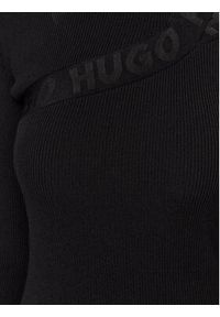 Hugo Sukienka dzianinowa Sliquet 50500767 Czarny Slim Fit. Kolor: czarny. Materiał: syntetyk, wiskoza #3