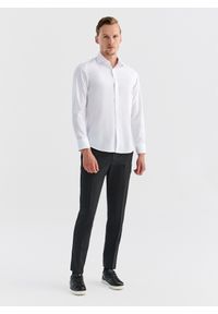 Pako Lorente - PAKO LORENTE – Koszula męska BODHI P000B-1X-508-B. Typ kołnierza: kołnierzyk włoski. Materiał: bawełna. Długość rękawa: długi rękaw. Długość: długie. Wzór: gładki. Styl: elegancki #4