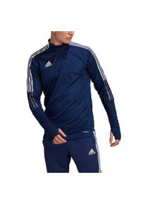 Adidas - Bluza męska adidas Tiro 21 Training Top granatowa. Kolor: biały, niebieski, wielokolorowy #2