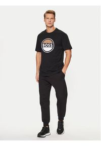 BOSS T-Shirt 50496223 Czarny Regular Fit. Kolor: czarny. Materiał: bawełna #5