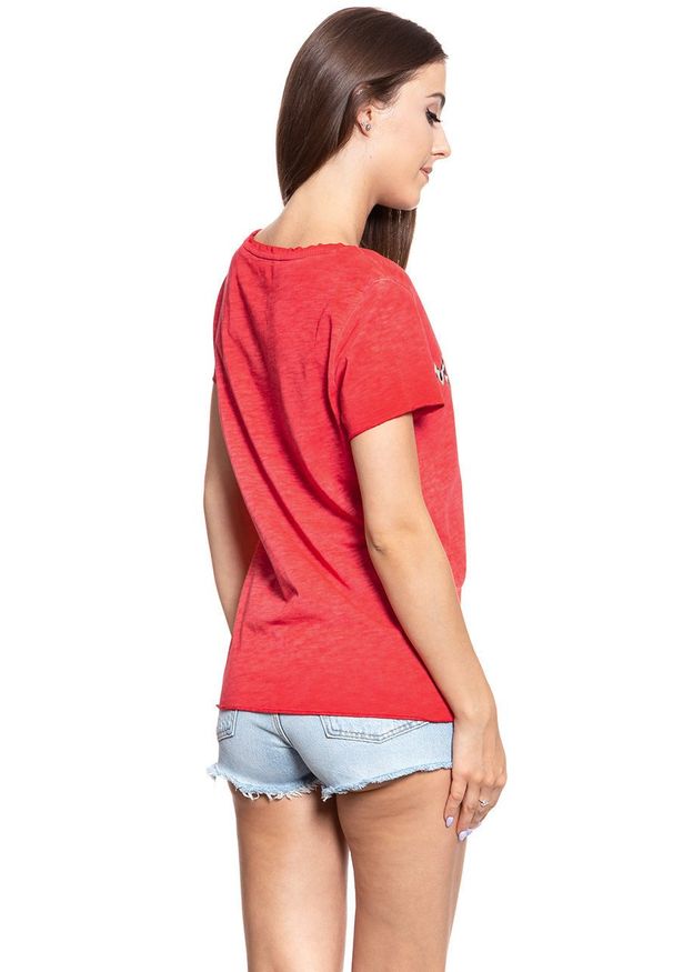 Mustang - MUSTANG T SHIRT DAMSKI Alexia C Print 1009029 7179. Wzór: nadruk
