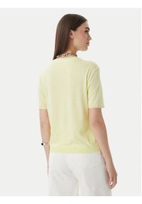 Patrizia Pepe T-Shirt 2M4542/J419-Y841 Żółty Regular Fit. Kolor: żółty. Materiał: bawełna #2