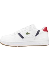 Tenisówki Lacoste Model T-clip Set Kolor Biały. Kolor: biały. Materiał: skóra, tkanina