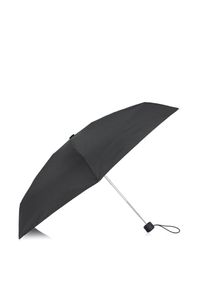 Ochnik - Składany mały parasol damski w kolorze czarnym. Kolor: czarny. Materiał: poliester