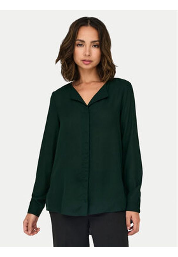 only - ONLY Koszula Tiana 15332598 Zielony Loose Fit. Kolor: zielony. Materiał: syntetyk
