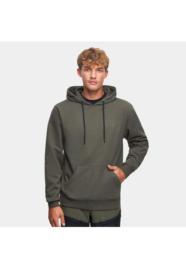 Bluza trekkingowa męska Alpinus Lugano. Kolor: zielony. Sport: turystyka piesza