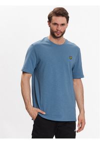 Lyle & Scott T-Shirt SLUB T SHIRT TS1804V Niebieski Regular Fit. Kolor: niebieski. Materiał: bawełna