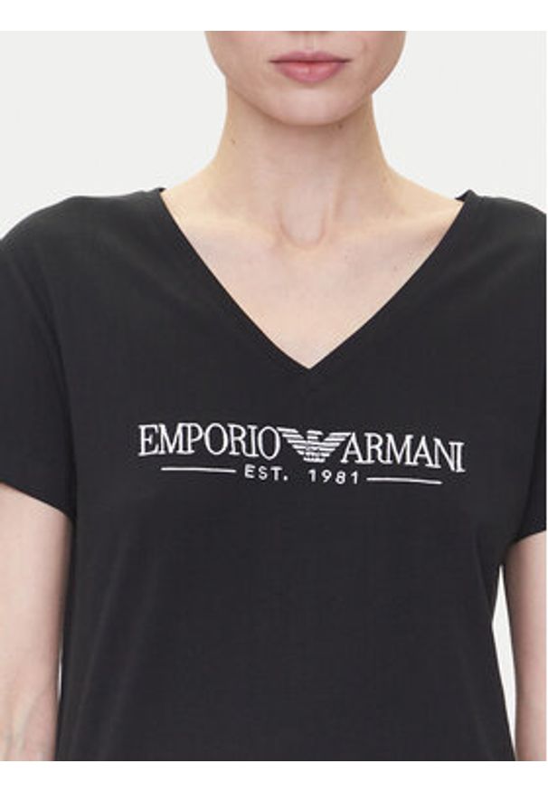 Emporio Armani Underwear T-Shirt EW000409 AF10881 UC001 Czarny Regular Fit. Kolor: czarny. Materiał: bawełna
