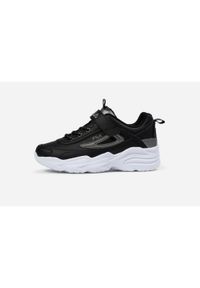 Sneakersy dziewczęce Fila Skye V. Okazja: na co dzień. Kolor: czarny. Sport: turystyka piesza #1