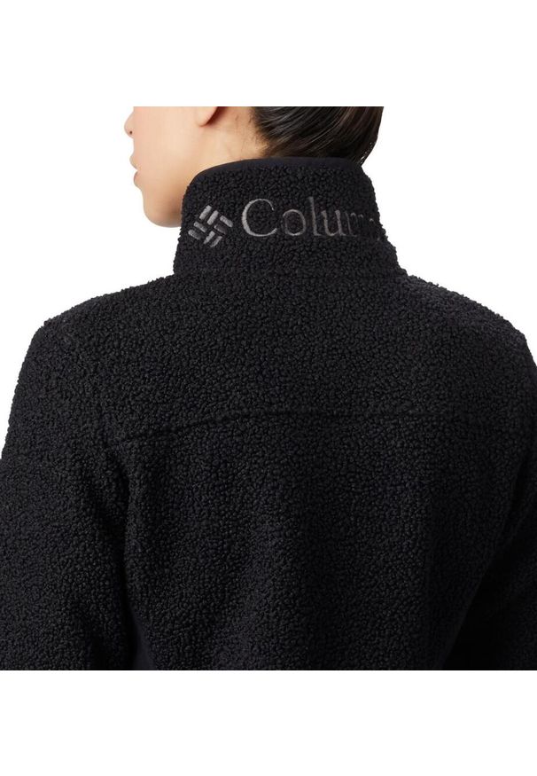 columbia - Bluza polarowa Panorama Full Zip. Typ kołnierza: polo. Kolor: czarny. Materiał: polar