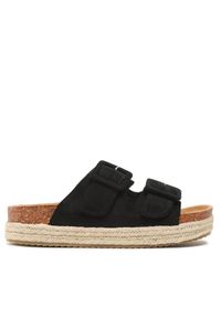 DeeZee Espadryle B210-15 Czarny. Kolor: czarny. Materiał: materiał #1