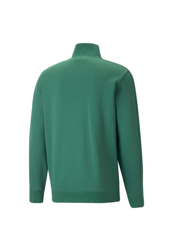Kurtka Puma T7 Track Jacket Dk Vine, Mężczyźni. Kolor: zielony. Materiał: dresówka