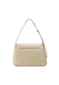 Calvin Klein Torebka Re-Lock Tote Md K60K610773 Beżowy. Kolor: beżowy. Materiał: skórzane #5