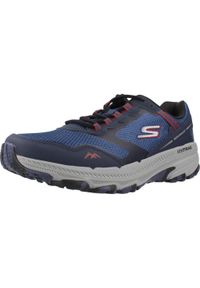 skechers - Kapcie SKECHERS GO RUN TRAIL 2.0 Niebieski. Kolor: niebieski. Materiał: syntetyk, tkanina, skóra. Sport: bieganie