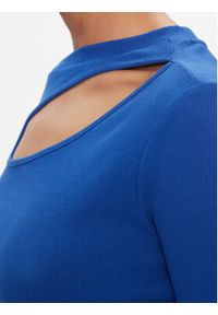 only - ONLY Bluzka 15283977 Niebieski Regular Fit. Kolor: niebieski. Materiał: bawełna #6