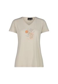 T-shirt z szerokim dekoltem damski CMP. Kolor: biały. Sport: fitness, turystyka piesza #1