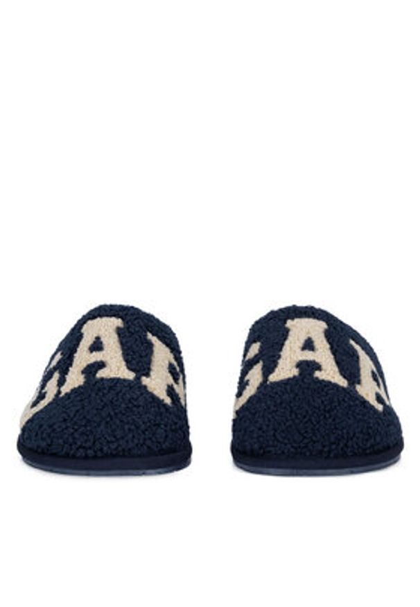 GAP - Gap Kapcie PLANO HOMESLIPPER M GP508015AM-NVOF Granatowy. Kolor: niebieski. Materiał: materiał