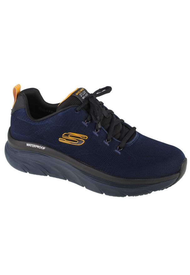 skechers - Buty do chodzenia męskie, Skechers D'Lux Walker Get Oasis. Kolor: niebieski. Sport: turystyka piesza