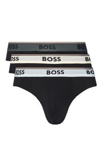 BOSS Komplet 3 par slipów 50531681 Kolorowy. Materiał: bawełna. Wzór: kolorowy
