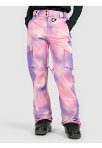 4f - 4F Spodnie snowboardowe membrana 15000 damskie - multikolor XS. Kolor: wielokolorowy. Materiał: materiał. Sezon: zima. Sport: snowboard