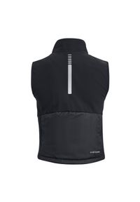 Bezrękawnik do biegania damski Under Armour Launch Insulated Vest - czarny. Kolor: czarny. Materiał: tkanina, poliester. Długość rękawa: bez rękawów. Sport: bieganie