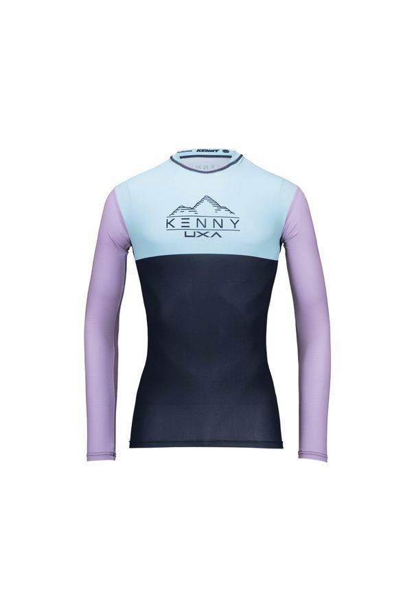 KENNY - Koszulka z długim rękawem dla kobiet Kenny Charger. Kolor: wielokolorowy, niebieski, fioletowy. Długość rękawa: długi rękaw. Długość: długie. Sport: kolarstwo