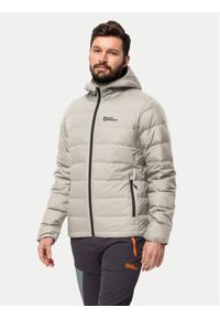 Jack Wolfskin Kurtka puchowa Ather Down 1207671 Szary Regular Fit. Kolor: szary. Materiał: syntetyk