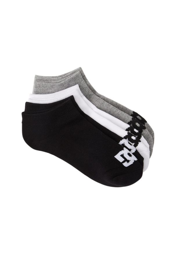 DC Shoes - dla Mężczyzn DC ANKLE 3PK Czarny. Kolor: czarny. Materiał: poliester, materiał, poliamid, bawełna, elastan