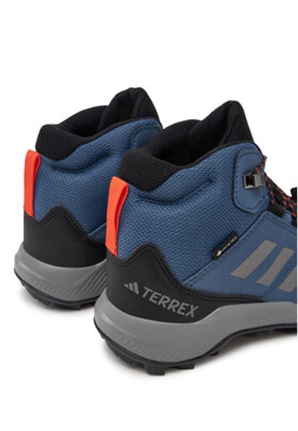 Adidas - adidas Trekkingi Terrex Mid GORE-TEX JI1355 Granatowy. Kolor: niebieski. Materiał: materiał