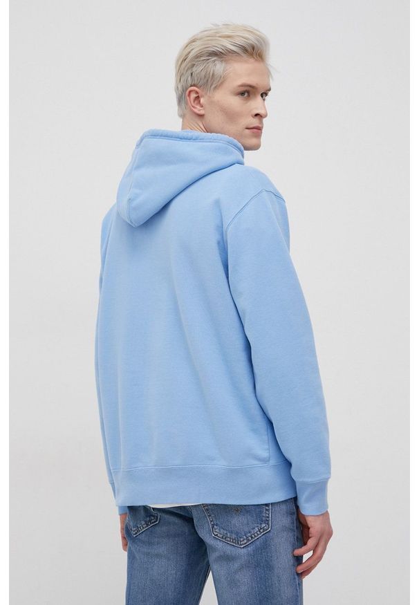 Levi's® - Levi's - Bluza bawełniana. Okazja: na co dzień, na spotkanie biznesowe. Kolor: niebieski. Materiał: bawełna. Wzór: gładki. Styl: biznesowy, casual
