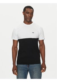 Vans T-Shirt Colorblock Tee VN0A3CZDY281 Czarny Classic Fit. Kolor: czarny. Materiał: bawełna