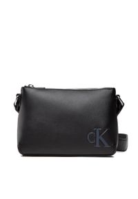 Torebka Calvin Klein Jeans Sculpted Camera Pouch21 Mono K60K610078 BDS. Kolor: czarny. Materiał: skórzane