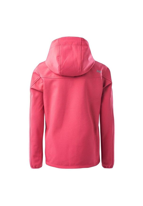 BEJO - Kurtka Dziecięca/dziecięca Juvia Soft Shell. Kolor: różowy. Materiał: softshell. Styl: sportowy
