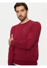 BOSS - Boss Sweter Kanovano 50471343 Czerwony Regular Fit. Kolor: czerwony. Materiał: bawełna #3