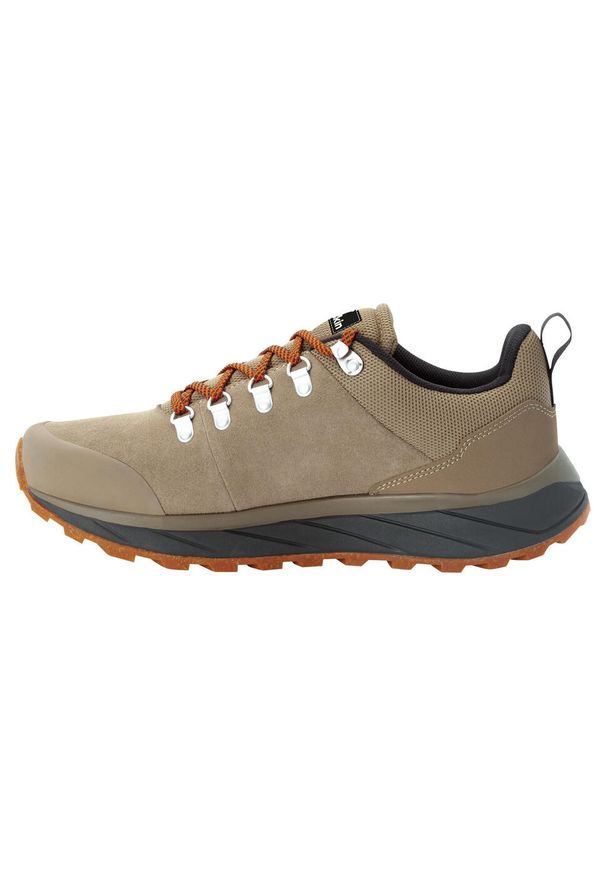 Buty trekkingowe męskie Jack Wolfskin Terraventure Urban Low. Zapięcie: sznurówki. Kolor: wielokolorowy, szary, brązowy. Materiał: guma, zamsz, materiał, syntetyk. Szerokość cholewki: normalna