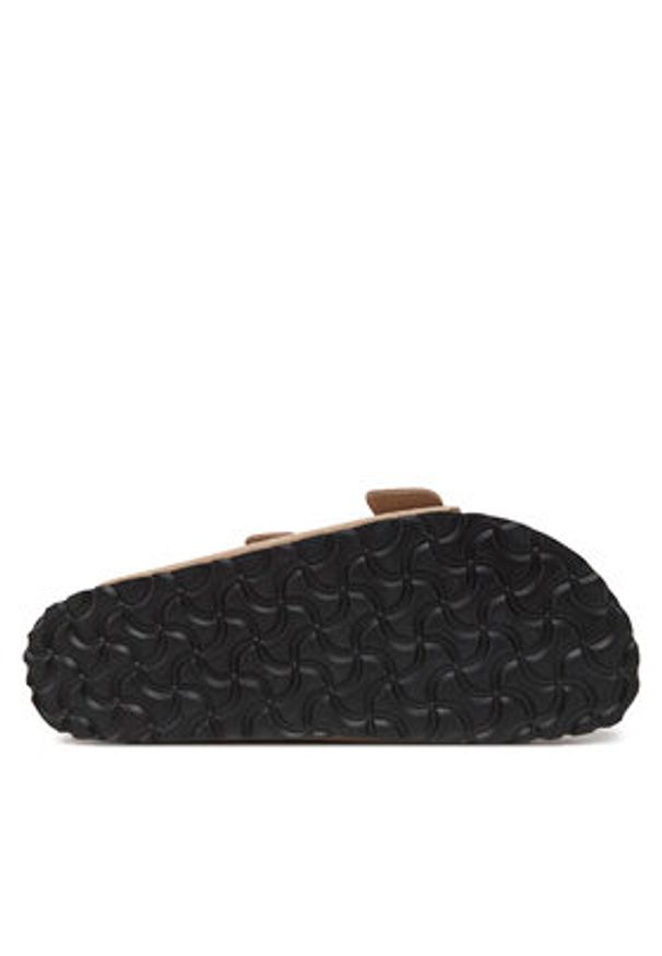 Birkenstock Klapki Arizona zamsz 1029260 Beżowy. Kolor: beżowy. Materiał: zamsz, skóra